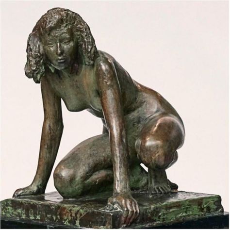 Mogens Bøggild Bronze Sculpture of a Crouching Women Human Poses Reference, Figure Poses, Figurative Sculpture, Anatomy Art, Art Poses, Abstract Sculpture, Drawing Poses, Bronze Sculpture, Drawing Reference Poses