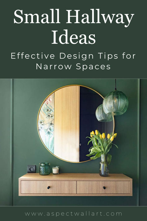 Small Hallway Ideas - Effective Design Tips for Narrow Spaces Small Hallway Wall Decor, Small Hallway Ideas Entrance Halls, Small Hallway Design, Tiny Hallway Ideas, Narrow Hallway Decorating Ideas, Decorating A Narrow Hallway, Small Entrance Halls, Scandi Hallway, Small Entrance