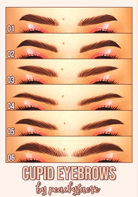 Ts4 Cc Eyebrows, Maxis Match Eyebrows, Different Eyebrows, Sims 4 Cc Eyes, Sims 4 Cc Maxis, The Sims 4 Skin, Sims 4 Makeup, Die Sims 4, Makeup Cc