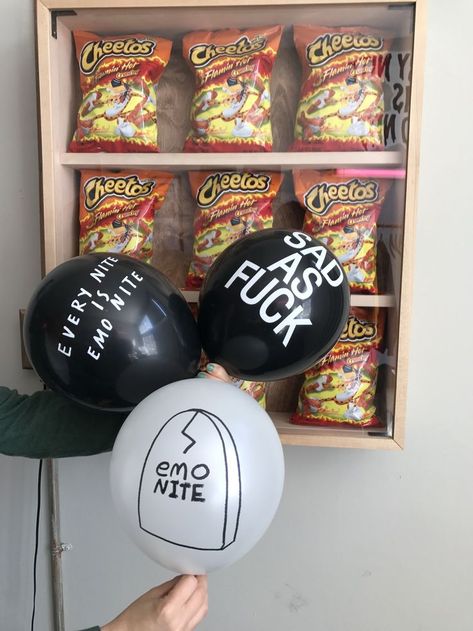 Emo Birthday, Emo Party, Emo Night, Rawring 20s, Emo Gifts, Rock And Roll Birthday, 30th Bday Party, Night Fits, Adult Party Themes