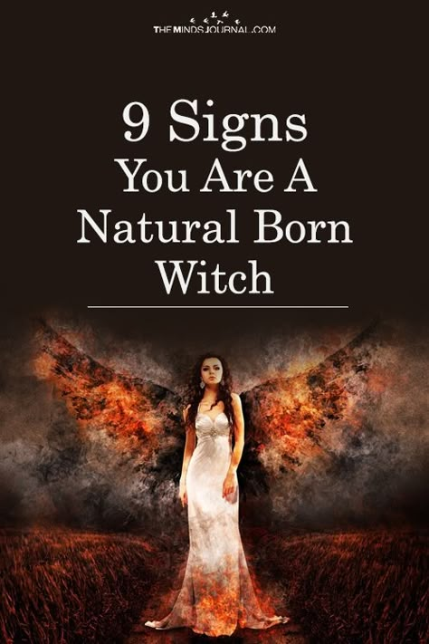 9 Signs You Are A Natural Born Witch Natural Born Witch, Witch Symbols, Modern Day Witch, Witch Names, Witch Powers, Male Witch, Baba Jaga, Witch Signs, Nature Witch