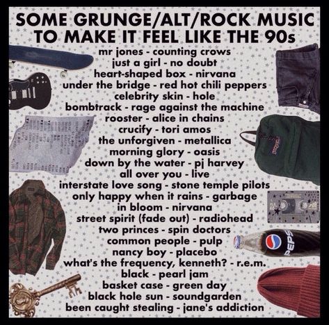 90s Grunge Playlist, Song Recommendations Rock, Song Recs, Music Recs, Playlist Names, Music Nerd, Playlist Ideas, Song Recommendations, Song Suggestions