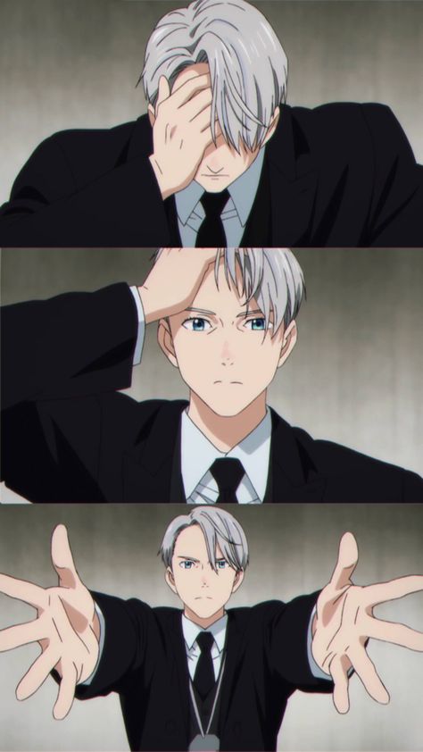 Yuri On Ice Comic, Victor Nikiforov, L Wallpaper, Anime Dad, Yuri On Ice, Anime Angel, Fanarts Anime, Handsome Anime, An Anime