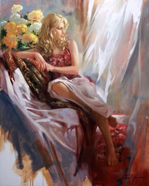 "@dyakomard: @cholo81 @patdefranchis @Suntan48 @TexasStrong3378 @PosiePosie1212 @harjunpete Ty #art pic.twitter.com/jHT2so6CUb" Richard S Johnson, Women In Art, Nc Wyeth, Contemporary Expressionism, Gcse Art, Art Institute Of Chicago, Pastel Painting, Painting Photos, Female Portrait