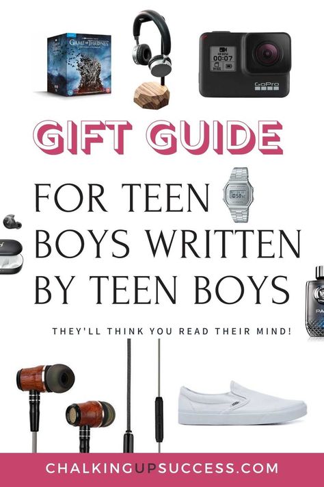 Don't guess what you teen wants for Christmas this year, get him what you know he'll love! He'll think you're a mind-reader when he finds any of these fabulous gifts for teens under the tree. The gift ideas for this 2020 gift guide for young adults came directly from a group of 19-20-year-old boys. These are 16 of the most popular and most asked for gifts for young men this year. Gifts For Young Men, Teen Boyfriend, Teenager Boys, Teen Christmas Gifts, Embossed Rolling Pin, Gifts For Teen Boys, Christmas Gifts For Boys, Mind Reader