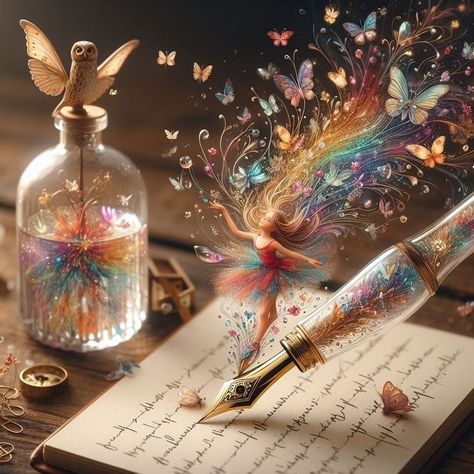 Dreamy Artwork, Peace Illustration, Fairy Artwork, Beautiful Art Pictures, Fairytale Art, The Pen, Ethereal Art, Pretty Wallpapers Backgrounds, Dreamy Art