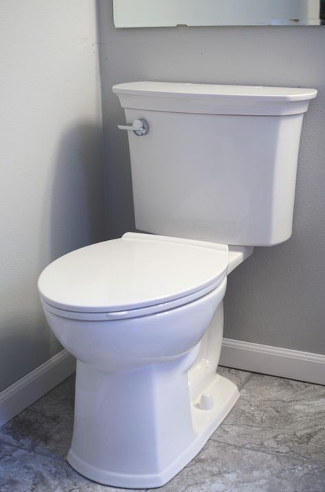 Tips For Choosing The Best Toilet For Your Bathroom Remodel Best Toilets To Buy, Dyi Bathroom, Replace Toilet, Bathroom Upstairs, Toilet And Bathroom Design, Kohler Toilet, Decorating A New Home, Farmhouse Interior Design, Toilet Sink