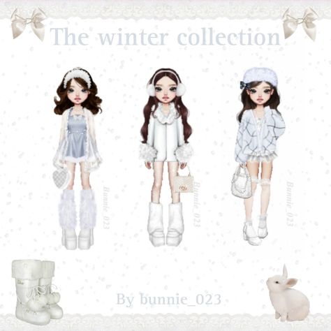 Snow Princess Aesthetic Outfits, Winter Princess Aesthetic Outfit, Snow Fairy Aesthetic Outfits, Snow Fairy Outfit, Snow Princess Outfit, Coquette Fashion Winter, Winter Fairy Coquette Outfits, Winter Outfits Everskies, Winter Everskies Outfits