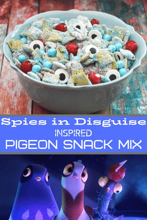 Spies in Disguise opens Christmas Day in theaters. Come grab the recipe for Pigeon Snack Mix and see if this is a movie for your family! #spiesindisguise #movie #funkidfood #snacks #recipes #moviesnacks Spies In Disguise, Tan Man, Crazy Party, Fairy Food, Spy Party, Spy Games, Movie Snacks, Cocktail Dinner, Be With You Movie