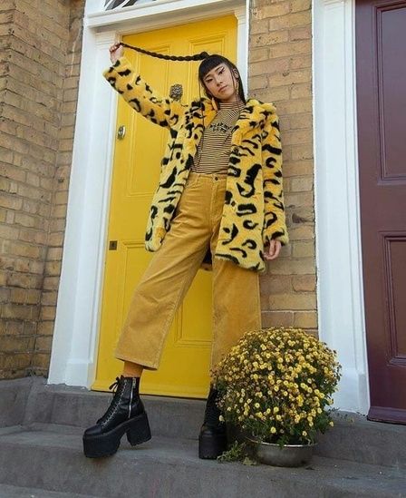 #ShopStyle #shopthelook #MyShopStyle #OOTD #WeekendLook #BirthdayParty #yellow Yellow Fits, Yellow Aesthetic, Festival Looks, Yellow Fashion, Mode Vintage, Colourful Outfits, Low Key, Aesthetic Fashion, Look Fashion