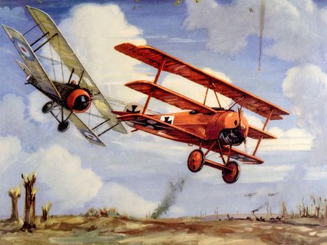 World War One flying ace the Red Baron 'was shot down from the ground' not by another plane | World History | News | The Independent Red Baron Plane, Manfred Von Richthofen, Military Cross, Plane Drawing, Sopwith Camel, Ww1 Aircraft, Flying Ace, Red Baron, Airplane Art