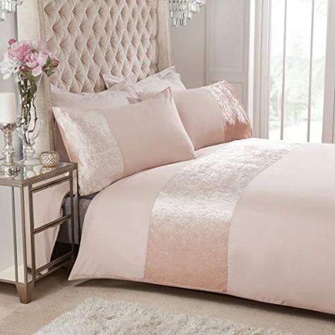 Silver Bedding, Classic Bedding Sets, Beautiful Bed Designs, Rose Gold Bedroom, Classic Bedding, Fancy Bedroom, Bedroom Colour, Glam Bedroom, Classy Bedroom