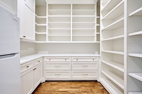 Pantry Dimensions: The Ultimate Guide to Crafting Your Perfect Pantry 4x4 Pantry, Pantry With Refrigerator, Butlers Pantry Ideas Layout, Open Shelf Pantry, Pantry Dimensions, Under Shelf Basket, Pantry Layout, House Pantry, Perfect Pantry