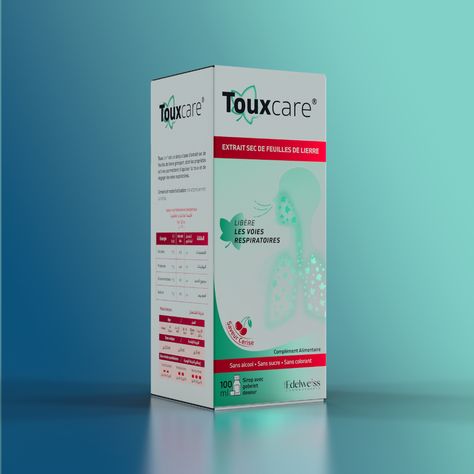 Touxcare – Packaging Of The World Cough Syrup Packaging Design, Syrup Packaging Design, Pharmaceutical Design, Syrup Packaging, Pharmaceutical Packaging, Medicine Packaging, Cough Medicine, Design Fonts, Graphic Design Fonts