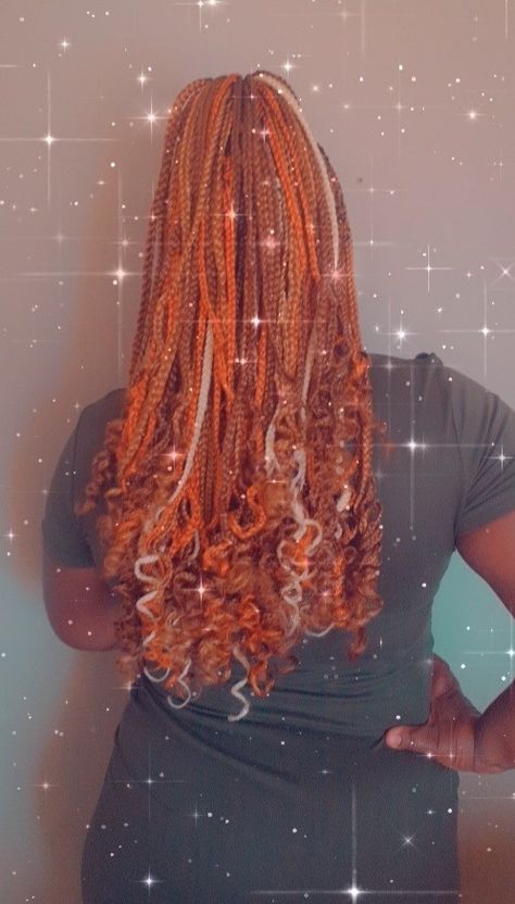 Hot water set Hot Water Braids, Multi Color Box Braids, Multi Colored Box Braids, Water Braids, Color Box Braids, Braiding Hairstyles, Colored Box Braids, Women Hairstyles, Black Girls Hairstyles