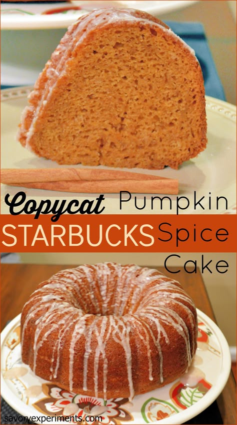 Pumpkin Starbucks, Pumpkin Spice Cake Recipe, Pumpkin Cake Recipe, Spice Cake Recipe, Pumpkin Pound Cake, Starbucks Pumpkin Bread, Bread Pumpkin, Recipe Bread, Starbucks Pumpkin Spice