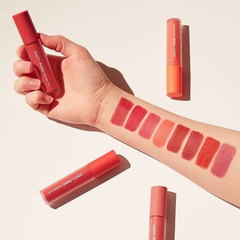 Lip Tint Swatches Photography, Makeup Swatches Photography, Makeup Product Photoshoot Ideas, Lipstick Swatches Photography, Lipmatte Photography, Liptint Photoshoot Idea, Lipstick Product Shoot, Lip Tint Swatches, Lipstick Photography