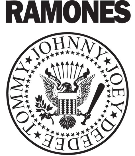 Ramones Poster, Ramones Logo, Typography Shirt Design, Band Stickers, Rick Y Morty, Black And White Art Drawing, Online Logo, Music Logo, Tour Posters