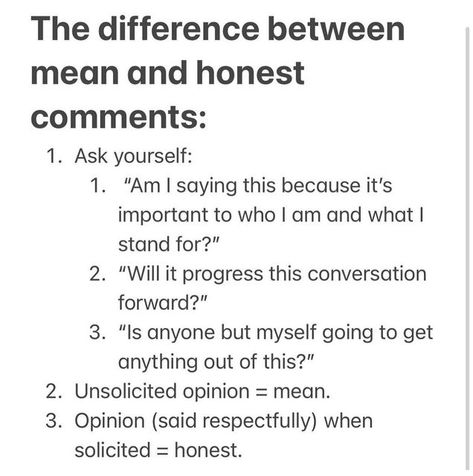 Dr. Caroline Leaf on Instagram: "Another great question some of you sent in! Honesty is without a doubt a very valuable quality to have. But lately, it seems that people have really been misconstruing this idea of “honesty.” I hear people say, “I’m just being honest here…” and then following that up with something incredibly offensive or rude. People are boasting both on social media and in real life about how they “tell it like it is” or that they’re “blunt” and proud of it. And that brings me to a very important point: being honest does not give you an excuse to be rude or mean. It does not give you a free pass to tear others down and then play it off as if you’re an admirable person for your honesty. You’re not doing anyone a “favor.” Being honest means being respectful. Think about Dr Caroline Leaf, Mindfulness Journal Prompts, Caroline Leaf, Rude People, Being Honest, Good Music Quotes, Be Honest With Yourself, Mindfulness Journal, Proud Of You