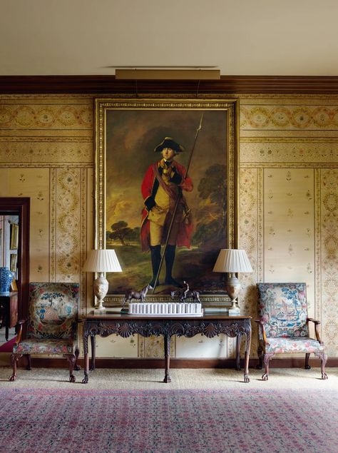 Inside a grand country house once home to the great collector Victoria de Rothschild | House & Garden Rothschild House, Paolo Moschino, Wall Dining Table, Studded Headboard, Belton House, Robert Kime, Walnut Bed, Antique Side Table, European Home