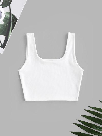 Crop Top Blanco, Skirts Style, Remake Clothes, White Crop Tank, Women Tank Tops, Crop Tank Top, High Waist Bottoms, Swimsuit Cover Ups, White Crop Top