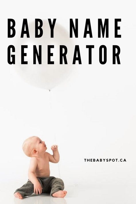 Baby name generator Random Baby, Baby Name Generator, Name Creator, Baby Girl Name, All About Pregnancy, Cool Baby Names, Pregnancy Information, Girl Name, Parents Baby