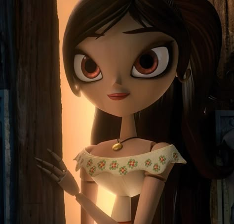 Maria From Book Of Life, Brunette Cartoon Pfp, Book Of Life Pfp, Manolo Book Of Life, Brunette Pfp Aesthetic, Mexican Woman Aesthetic, Brunette Characters Cartoon, Maria Book Of Life, Maria Character