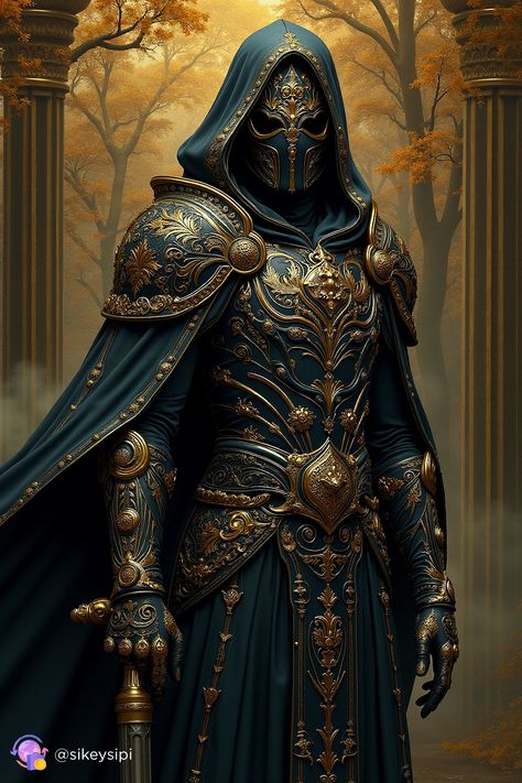 Guardian of the Golden Realm ⚔️🛡️ Cloaked in a stunning array of intricate gold armor, this warrior stands as the eternal protector of ancient kingdoms. His silent vigilance embodies both strength and wisdom, as he surveys the timeless world around him. 🏰🌟 #WarriorOfGold #FantasyArmor #EpicGuard #NeuroArt Gold Armor, Ancient Kingdom, Mystical World, World Of Fantasy, Fantasy Armor, Mythical Creatures, The Golden, Fantasy Art, Gold