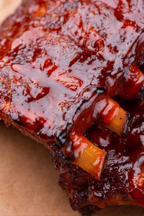 Rib Barbecue Sauce Recipe, Southern Style Ribs, Molasses Bbq Sauce Recipe, Rib Sauce Recipe, Weber Bbq Recipes, Barbecue Sauce For Ribs, Bbq Rib Sauce, Grilled Bbq Ribs, Low Carb Bbq Sauce