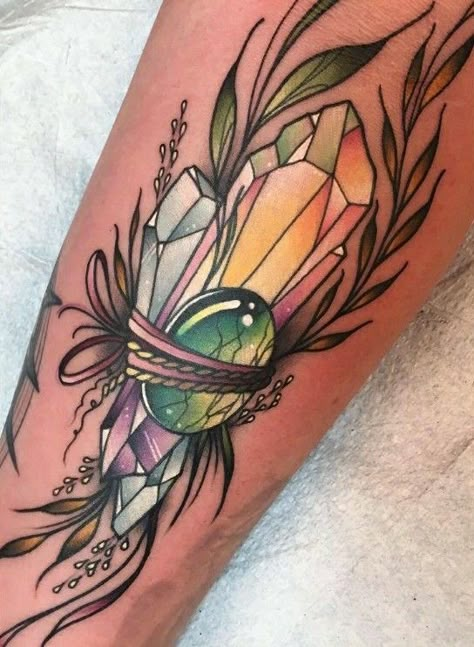 Jammer Tattoos, Cosmic Tattoos, Crystal Tattoos, Tattoo Halloween, Son Tattoo, Gem Tattoo, Crystal Tattoo, 13 Tattoos, Constellation Tattoo