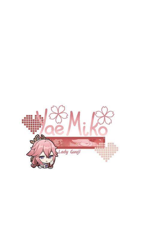 Yae Miko wallpaper Miko Wallpaper Genshin, Yae Miko Wallpaper, Miko Wallpaper, Pastel Minimalist, Yae Miko, Danish Pastel, New Ios, Minimalist Wallpaper, Iphone Icon