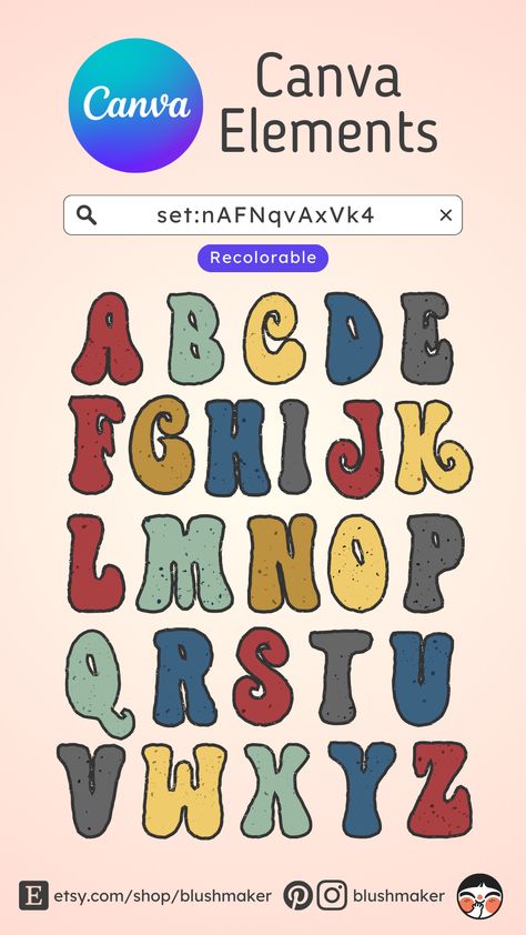 Cartoon Fonts Alphabet, Letters Elements Canva, Key Word Canva, Canva Letter Elements Keyword, Canva Alphabet Element Keyword, Number Design Ideas, Canva Keywords Font, Canva Letter Element, Bubble Fonts Alphabet Graffiti