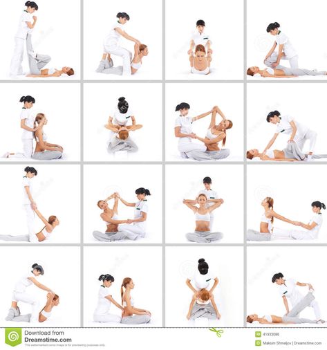 Thai Yoga Massage, Massage Therapy Business, Massage Therapy Techniques, Couples Yoga, Reflexology Massage, Partner Yoga, Shiatsu Massage, Massage Benefits, Yoga Therapy