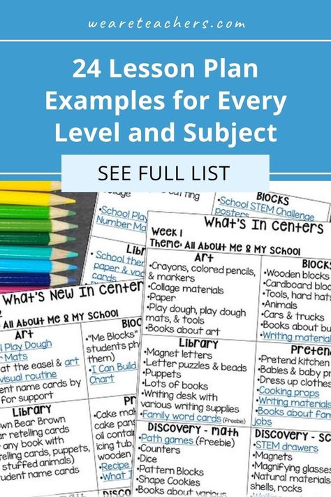 Find lesson plan examples for pre-K, elementary, and middle and high school, in a range of subjects and styles. Something for every teacher! Lesson Plans For Elementary Students, Lesson Plan Examples Elementary, Middle School Lesson Plan Template, English Teacher Lesson Plans, Grade 1 Lesson Plan, Teacher Organisation, Clinical Instructor, High School History Teacher, Teacher Career