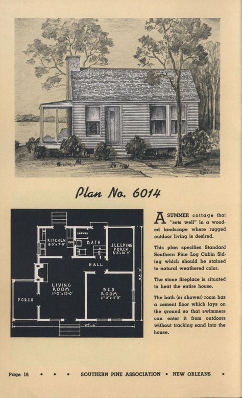 Granny Pods, Porch Plans, Small Tiny House, Cottage Floor Plans, Southern Pine, Vintage House Plans, Casas The Sims 4, Sims House Plans, Casa Vintage