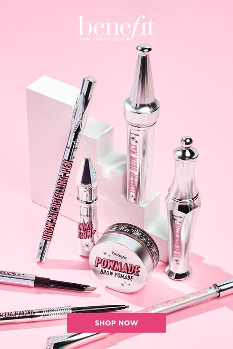 Benefit Cosmetics' Brow Family covers all your brow needs: 💕POWmade is made to fill, sculpt and define brows. 💕24-Hour Brow Setter Clear Brow Gel sculpts, shapes, lifts, & locks brows in place. 💕Precisely, My Brow Pencil creates natural-looking, hair-like strokes. 💕Goof Proof Eyebrow Pencil features a custom, non-sharpen “goof-proof” tip, soft color and a glide-on formula for easy & fast brow filling. 💕Brow Microfilling Pen mimics natural brow hairs creating a microbladed effect. Benefit Cosmetics Brow, Benefit Brow, Fill In Brows, Natural Brows, Sample Box, My Shopping List, Favorite Makeup Products, Benefit Cosmetics, Beauty Services