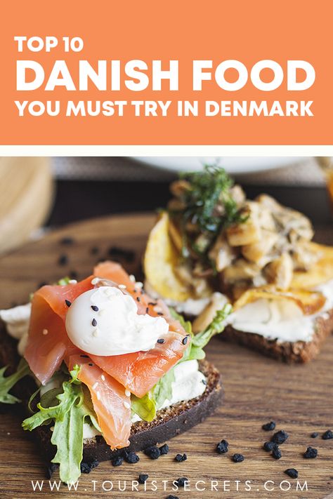 Food is an important part of any culture and is a great way to learn about a country and its traditions. Like many countries, Denmark has its unique cuisines carefully seasoned with local seasonings. Danish food originates from the peasant population local produce. It has been enhanced by cooking techniques from the 19th century and after the Industrial Revolution.   #Danish #Food #FoodTravel #Denmark #Foodtrip Denmark Food Recipes, Denmark Cuisine, Copenhagen Recipes, Recipes From Denmark, Denmark Food Traditional, Traditional Danish Food, Danish Breakfast Traditional, Denmark Recipes, Learning Danish