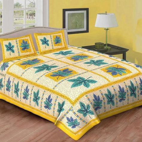 Printed Bedsheets, Double Bed Sheets, Types Of Textiles, Bed Dimensions, Quilted Bedspreads, Double Bed, Bed Sheet, Double Beds, Queen Size