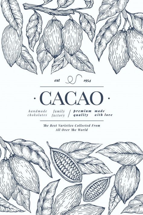 Chocolate Logo, Chocolate Packaging Design, Cocoa Beans, Restaurant Logo, Chocolate Packaging, Tea Packaging, Drawing Templates, Packaging Design Inspiration, Banner Template