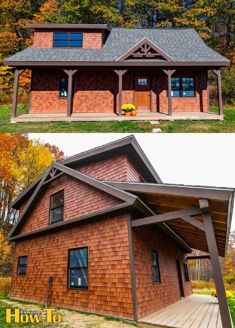 Red Cedar Shake Siding, Fake Cedar Shake Siding, Composite Cedar Shake Siding, Red Cedar Shingles, Cedar Shingles Accent Exterior, Cedar Siding House, Cedar Accents On House Exterior, Cedar Shake Siding Accent, Cedar Houses