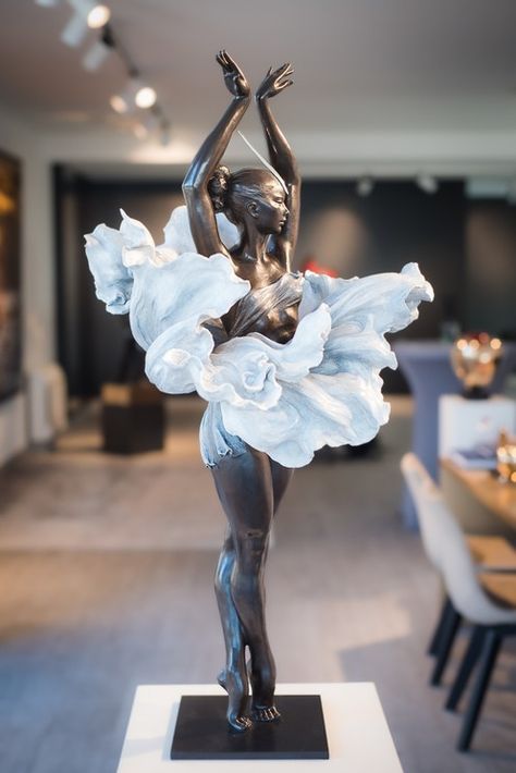 Sculpture Fountain, Ballerina Figurines, Ballerina Art, Plaster Wall Art, Fine Art Drawing, Contemporary Sculpture, Wood Carving Art, Buy Original Art, Figurative Sculpture