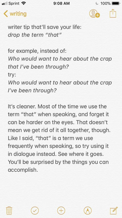 drop the term “that” #writingtips How To Get Rid Of Writers Block, How To Become A Better Writer, How To Get Rid Of Art Block, Tumblr Tips, Writing Tips Novel, Writing Rules, How To Write Better, Savage Comebacks, Writing Tips And Tricks