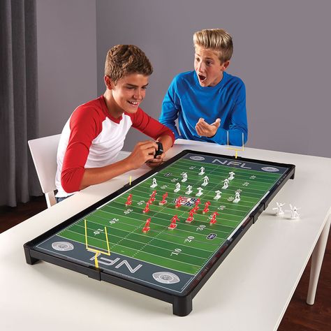 The Advanced Classic NFL Electric Football Game - Hammacher Schlemmer American Toys, Tractor Coloring Pages, Electric Football, Yard Sticks, Hammacher Schlemmer, Trash Art, Ball Markers, Football Game, Football Games