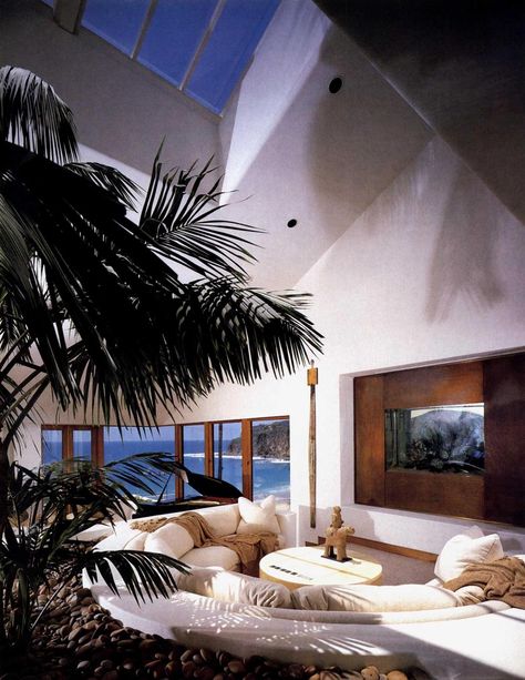 Print: | Architectural Digest Archive 80s Interior Design, 80s House, Miami Apartment, 80s Home, 80s Interior, Retro Interior Design, Property Design, Retro Interior, Beach House Design