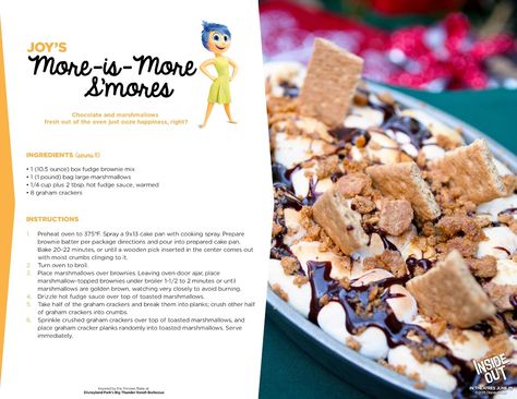 5 Yummy Recipes Inspired by the Disney Movie Inside Out Pixar Recipes, Kitchen Overlord, Fandom Recipes, Disney Cookbook, Movie Recipes, Disney Inspired Recipes, Disney Themed Food, Fun Meals, Recipes Written