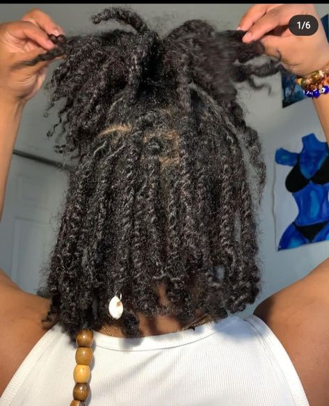 Two Stand Starter Locs, Locs With Loose Ends, Beautiful Dreadlocks, Short Locs Hairstyles, Dreadlock Style, Starter Locs, Dreadlock Styles, Loc Journey, Protective Hairstyles Braids