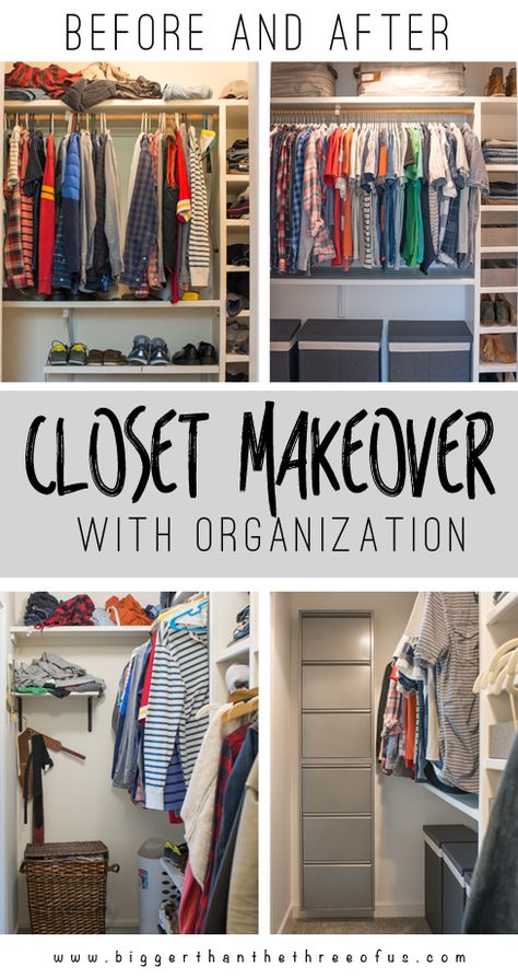 DIY Closet Makeover  | closet | closets | closet ideas | closet organization | closet organization ideas | closet design | dream closet | closet storage | closet makeover | closet organizer |  https://steeltablelegs.com Diy Closet Makeover, Bedroom Makeover Before And After, Organizing Your Closet, Closet Makeover Diy, Messy Closet, Diy Bedroom Storage, Tips For Organizing, Makeover Before And After, Small Closet Organization