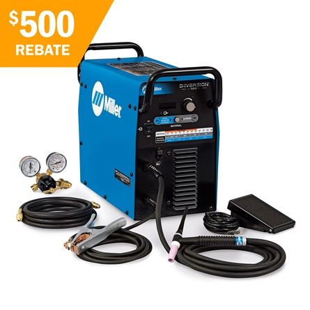 Diversion™ 180 TIG Welder | Miller - MillerWelds Best Tig Welder, Welders For Sale, Welding Certification, Tig Welding Machine, Shielded Metal Arc Welding, Welding Training, Tig Torch, Tig Welder, Welding Jobs