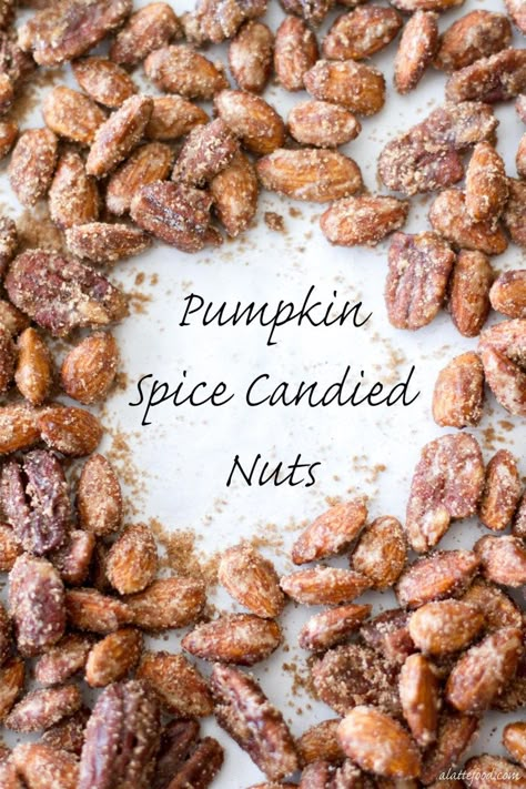 Candied Nuts Recipe, Spiced Nuts Recipe, Easy Snack Mix, Sugared Almonds, Spiced Almonds, Candied Almonds, Diy Easy Recipes, Homemade Pumpkin Spice, Fall Snacks