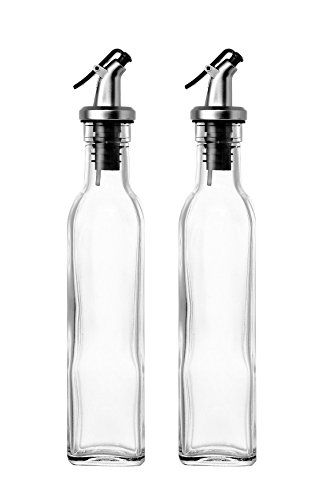 Set of 2  Oil and Vinegar Cruet Glass Bottles with Dispensers 250ml by Juvale *** Read more reviews of the product by visiting the link on the image.-It is an affiliate link to Amazon. #KitchenUtensils Oil And Vinegar Dispensers, Vinegar Dispenser, Glass Dispenser, Vinegar Cruet, Olive Oil Dispenser, Olive Oil And Vinegar, Infused Olive Oil, Olive Oil Bottles, Oil Dispenser